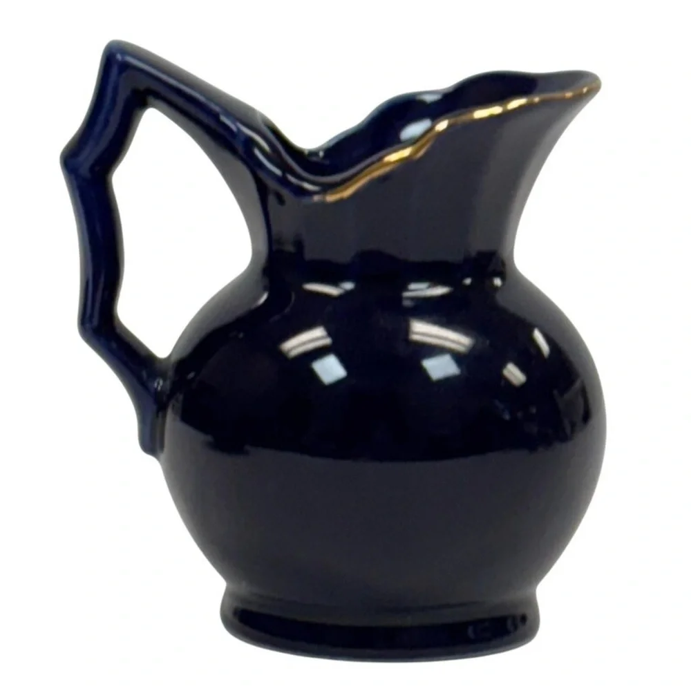 Miniature Colbalt Blue Pitcher & Bowl Set